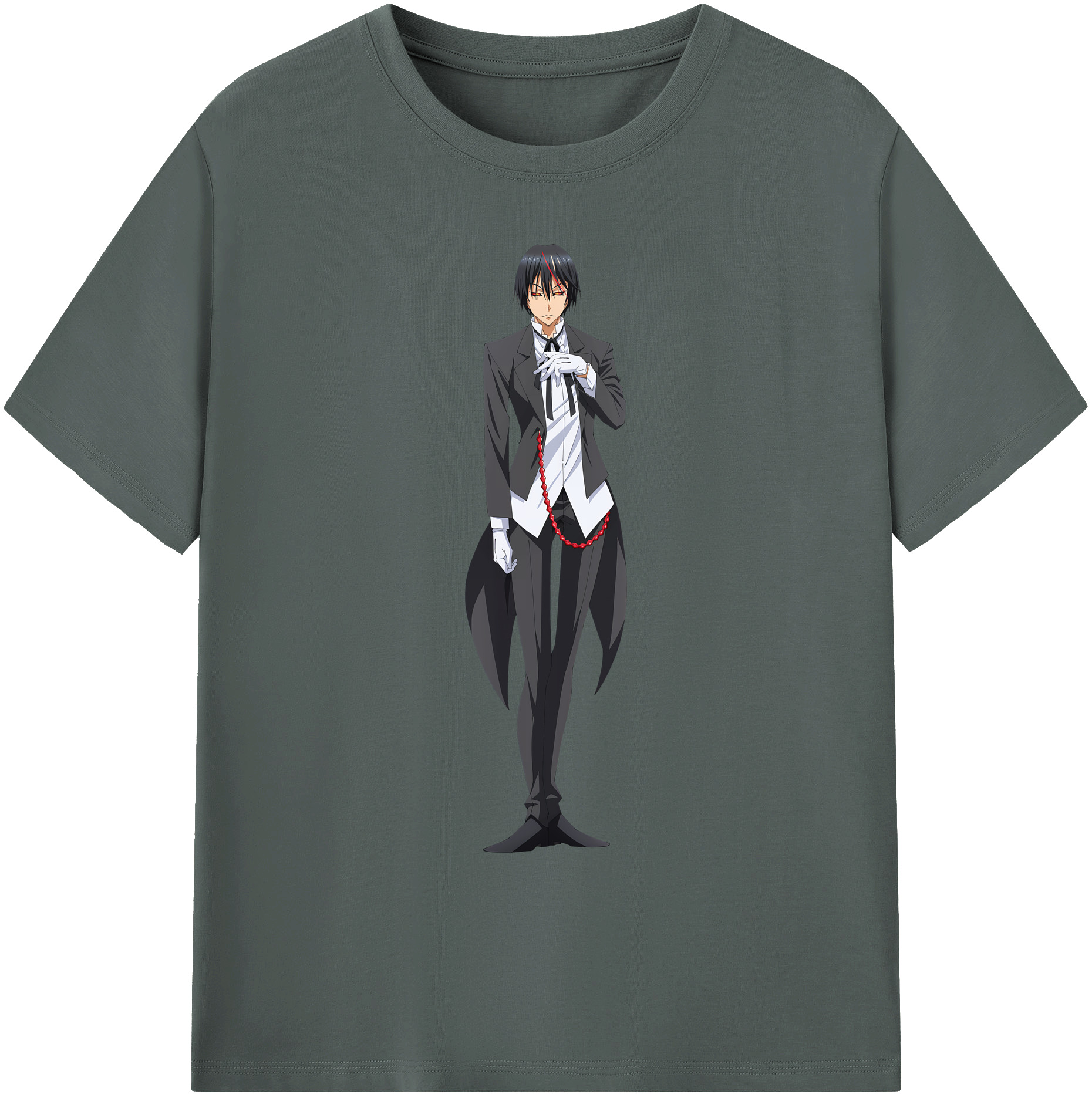 （画像用） 転スラ Regarding Reincarnated to Slime 綿100％ メンズ半袖Tシャツ｜肌触りやわらか＆通気性